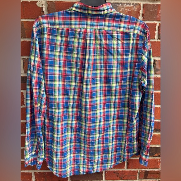 Polo Ralph Lauren Classic Fit Button Up Long Sleeve Multicolored Plaid L Shirt - Picture 2 of 7